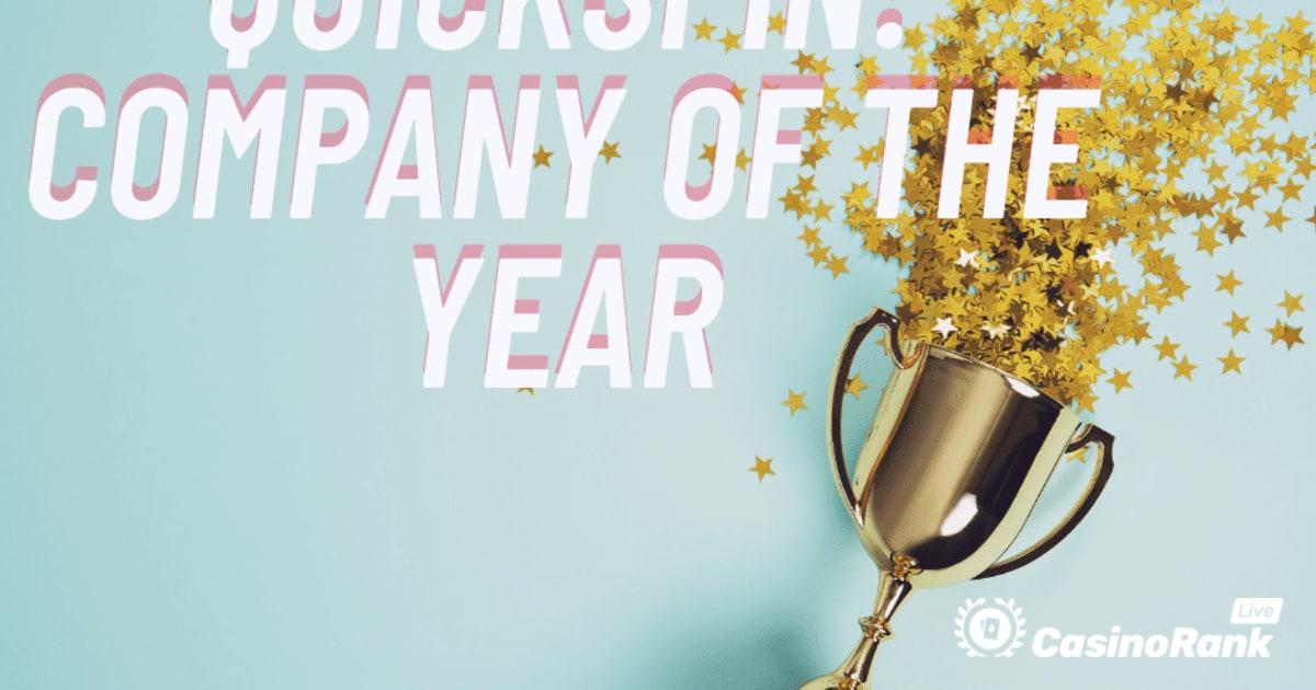 A Quickspin Bag elnyerte az év rangos vállalata díjat