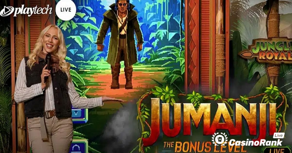 A Playtech bemutatja az új élő kaszinójátékot, a Jumanji The Bonus Level-t